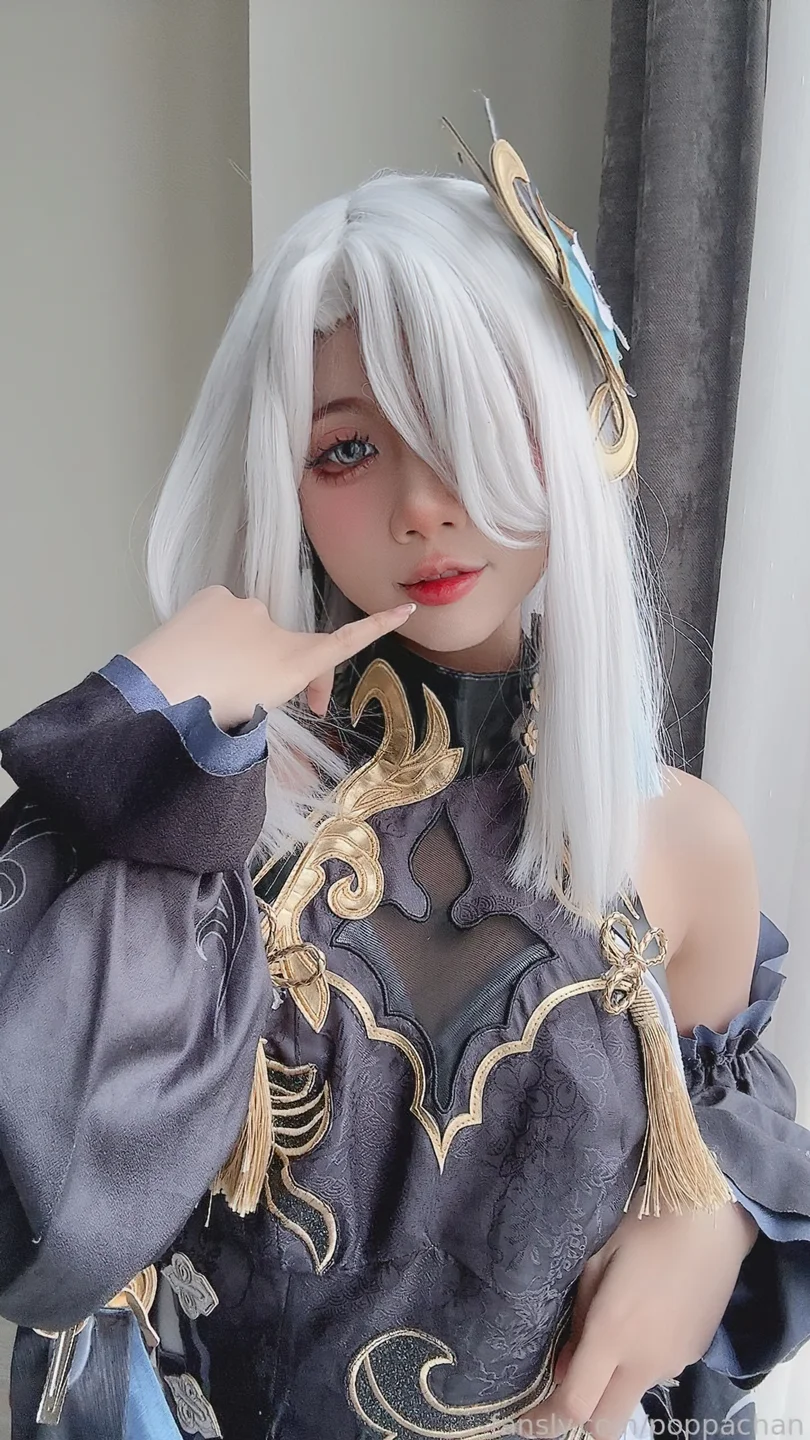 PoppaChan - Shenhe [28P-298MB] tg@simisebaisi 【丝足阁】001.webp